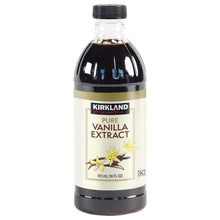 Load image into Gallery viewer, Kirkland Pure Vanilla Extract NEW Larger 16 fl oz bottle, Real Vanilla bean
