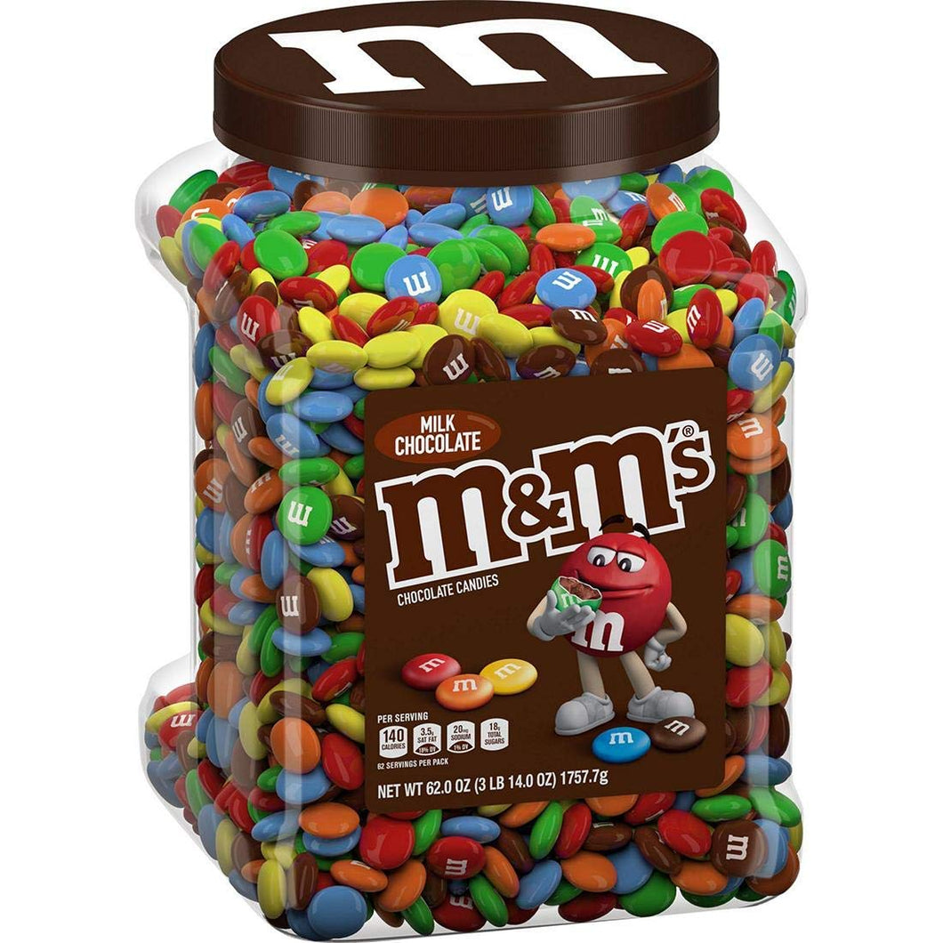 M&M'S Milk Candies Jar, Limited Edition, Chocolate,