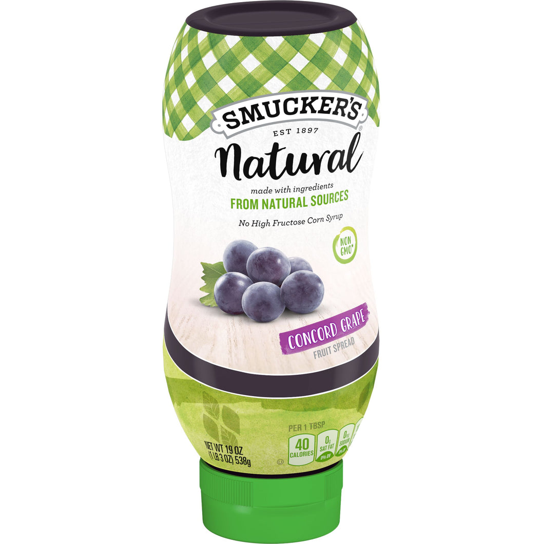 Smucker's Natural Concord Grape Fruit Spread
