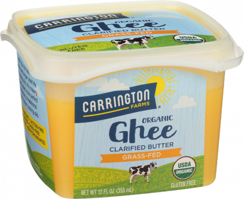 Carrington Farms Organic Ghee Clarified Butter Grass-Fed