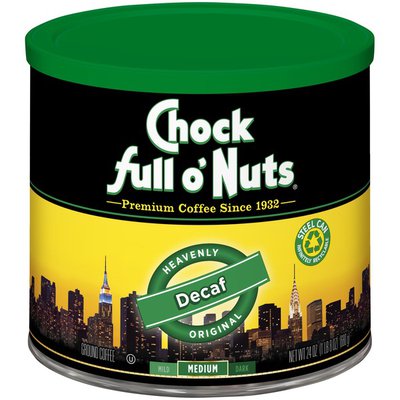 Chock Full O' Nuts Heavenly Original Decaf Medium Roast Ground Coffee