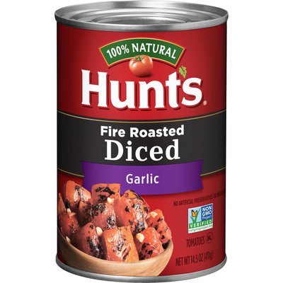 Hunt's Fire Roasted Diced Tomatoes With Garlic