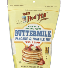 Load image into Gallery viewer, Bob&#39;s Red Mill Pancake &amp; Waffle Mix, Whole Grain, Buttermilk
