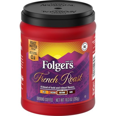 Folgers Coffee French Roast med-dark