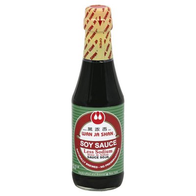Wan Ja Shan Soy Sauce, Less Sodium