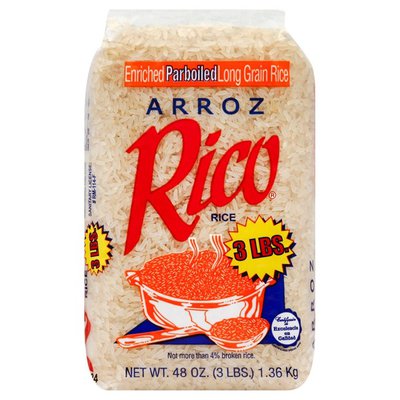 Rico's Rice, Parboiled, Enriched Long Grain