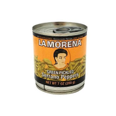 La Morena Green Pickled Serrano Peppers
