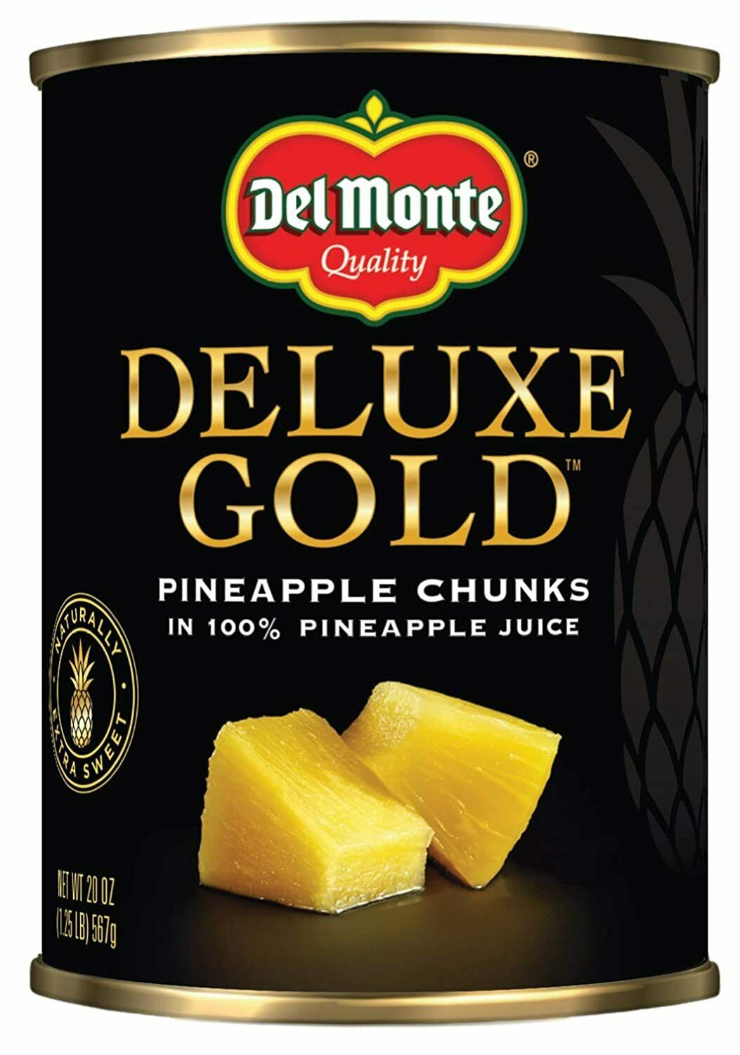 Del Monte Gold, Canned Pineapple Chunks in Pineapple Juice